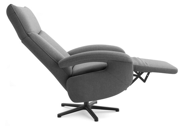 RELAXAČNÍ KŘESLO, textil, tmavě šedá Sit & More - Online Only křesla & taburety, Online Only