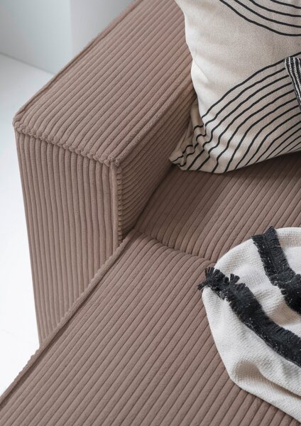 SEDACÍ SOUPRAVA, textil, šedohnědá MID.YOU - Sedací soupravy, Online Only
