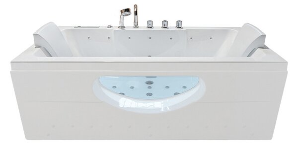 BPS-koupelny Hydromasážní vířivá vana IRIS 933A 150x84 Bílá s ohřevem vody