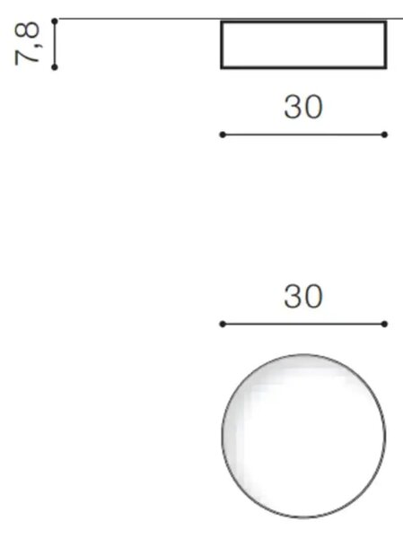 Moderní stmívatelné stropní svítidlo Rant 30 CCT bílá