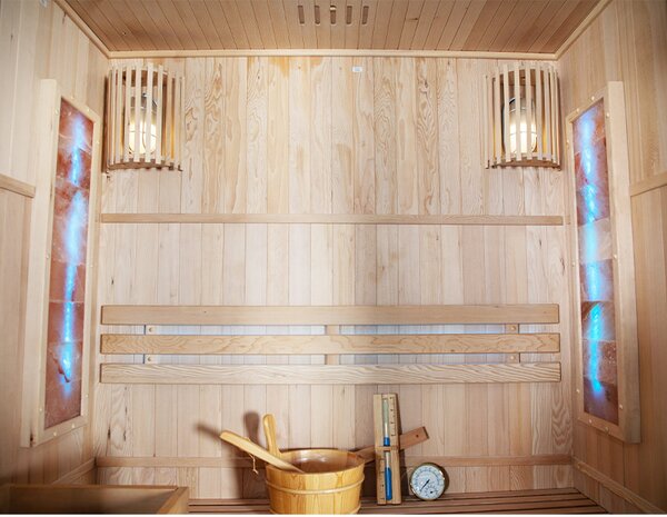 BPS-koupelny Finská sauna Kemi 3 150x120, 3-4 osoby