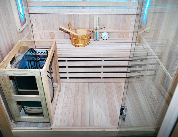 BPS-koupelny Finská sauna Kemi 3 150x120, 3-4 osoby