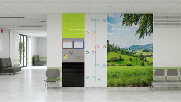 ALLboards PANEL PMS122x75 magnetická tabule 122 x 75 cm
