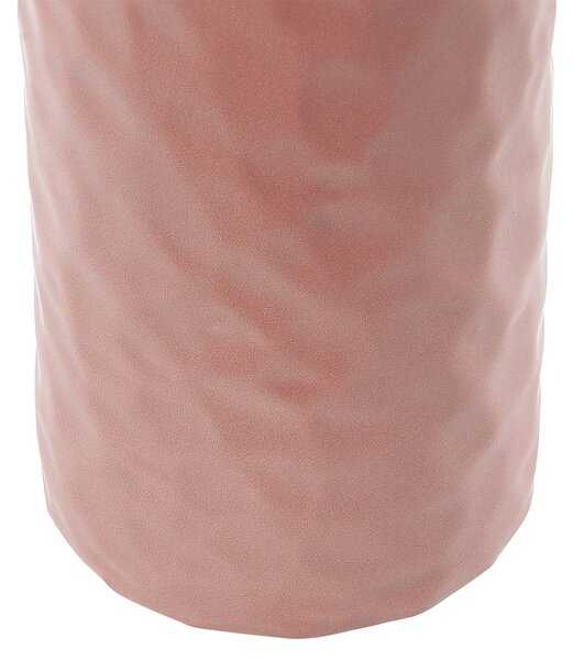 Váza na květiny DRAMA Keramika 24 cm Pastelově růžová