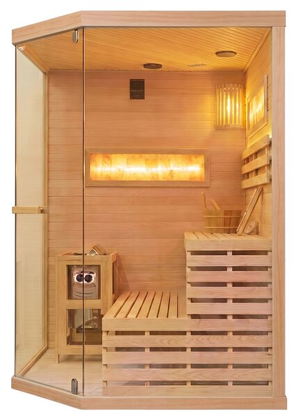 BPS-koupelny Finská sauna Relax LARK4 WD 150x150, 4-5 osob
