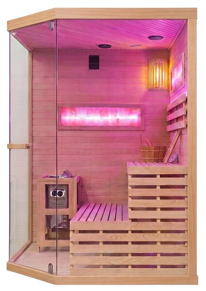 BPS-koupelny Finská sauna Relax LARK4 WD 150x150, 4-5 osob