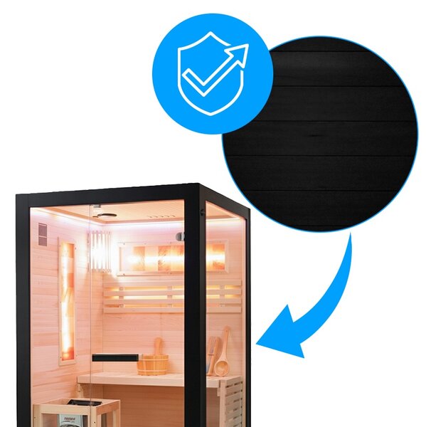 BPS-koupelny Finská sauna Relax FORSA1 BL 120x120, 2 osoby
