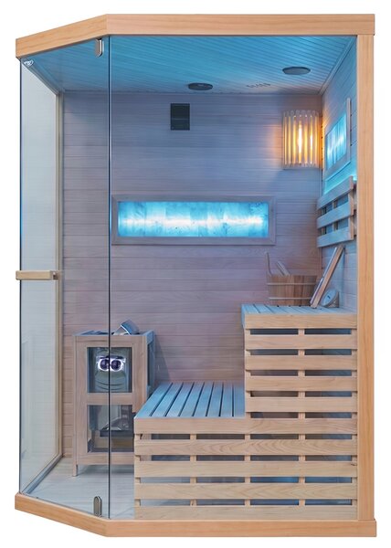 BPS-koupelny Finská sauna Relax LARK4 WD 150x150, 4-5 osob