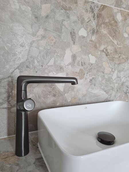 Laveo Kvadrato, umyvadlo na desku 485x295x125 mm, bílá lesklá, LAV-VUK_6249