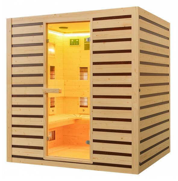 BPS-koupelny Infrasauna TROMSO 4 180x150, 4-5 osob