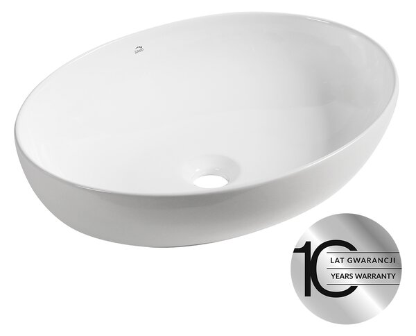 Laveo Umyvadlo na desku Desna 51,5x39,5 cm - VUD_6251, keramika, bílé