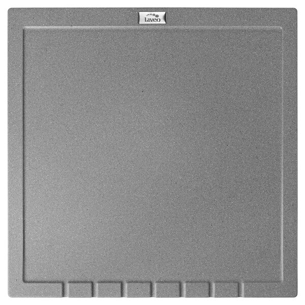 Laveo Halvo, granitový odkapávač 350x350x25 mm, šedá, LAV-OBA_501T