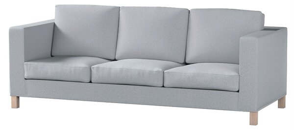 Potah na pohovku IKEA Karlanda 3-místná nerozkládací, krátký barva šedá látka pletený vzor