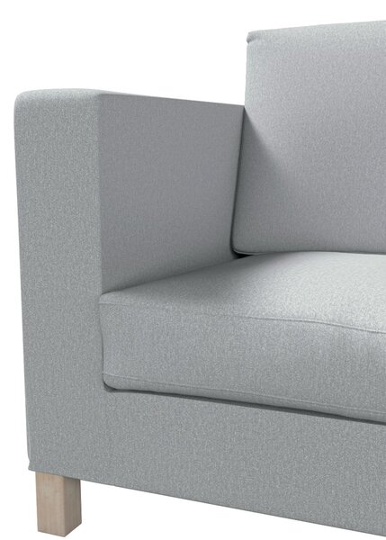 Potah na pohovku IKEA Karlanda 3-místná nerozkládací, krátký barva šedá látka pletený vzor