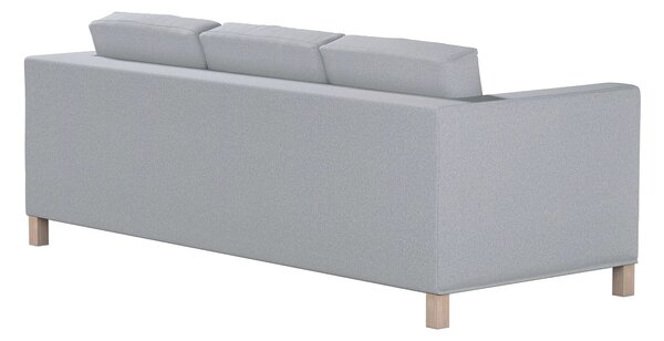 Potah na pohovku IKEA Karlanda 3-místná nerozkládací, krátký barva šedá látka pletený vzor