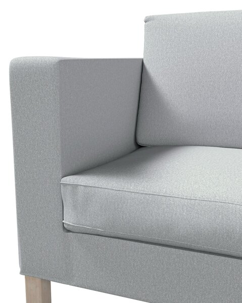 Potah na pohovku IKEA Karlanda rozkládací, krátký barva šedá látka pletený vzor