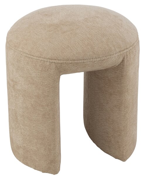 Béžová čalouněná stolička J-line Tammy 44 cm