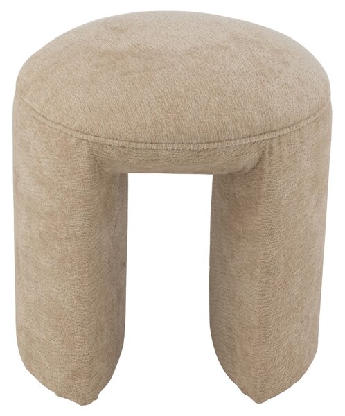 Béžová čalouněná stolička J-line Tammy 44 cm