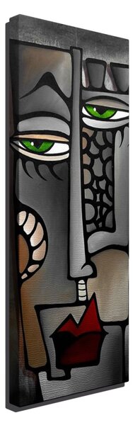 Wallity Obraz na plátně Cubism portrait PC069 30x80 cm