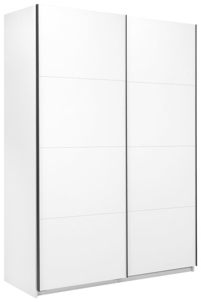 ŠATNÍ SKŘÍŇ S POSUVNÝMI DVEŘM, bílá, 150/211,5/61,5 cm MID.YOU - Šatní skříně, Online Only