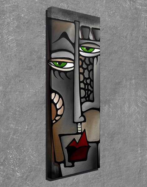 Wallity Obraz na plátně Cubism portrait PC069 30x80 cm