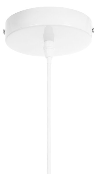 Závěsná lampa LUNGA Kov Bílá