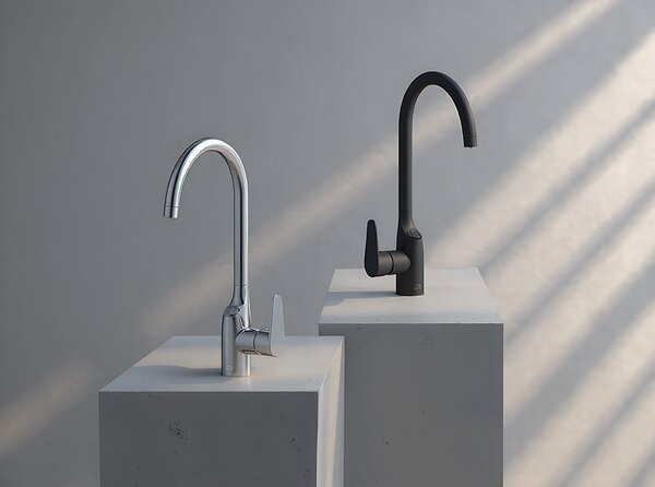Laveo Dřezová baterie Claro s připojením na filtr vody - BAK_098D, chrom