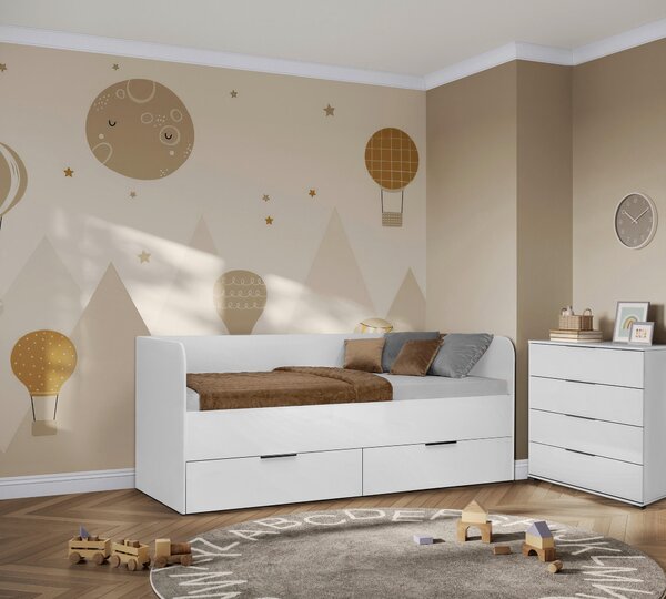 POSTEL S ÚLOŽNÝM PROSTOREM 90/200 cm, P & B - Dětské pokoje sestavy, Online Only