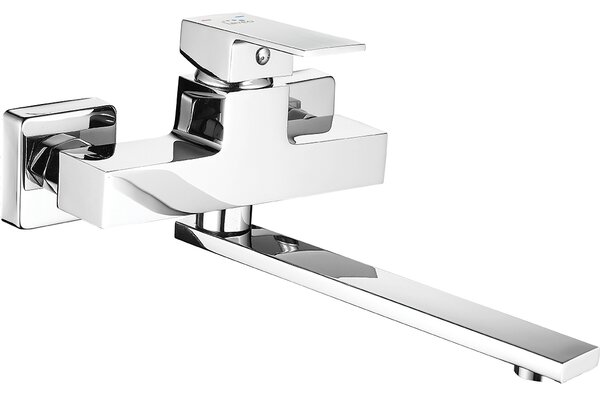 Laveo Kvadrato, kuchyňská baterie nástěnná h-120, chromová, LAV-BLQ_080D