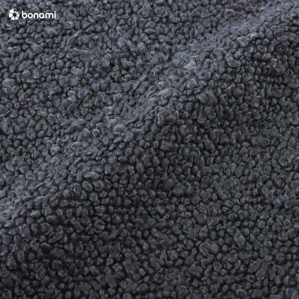 Šedá pohovka z textilie bouclé 230 cm Essen – Cosmopolitan Design