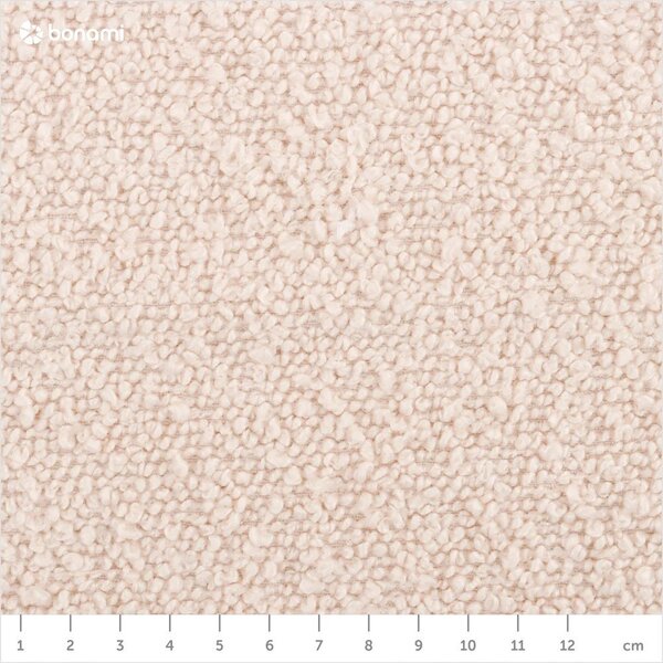 Krémová pohovka z textilie bouclé 230 cm Essen – Cosmopolitan Design