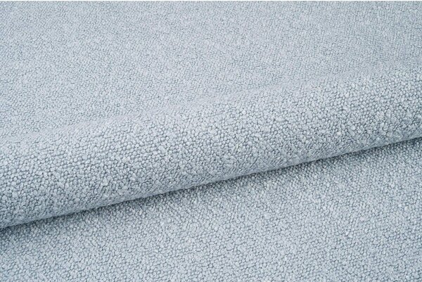 Světle modrá pohovka z textilie bouclé 230 cm Essen – Cosmopolitan Design