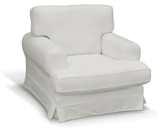 Potah na křeslo IKEA Ekeskog barva krémová látka pletený vzor