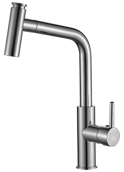 Laveo Toro, kuchyňská baterie stojící h-390, chromová, LAV-BAX_069D