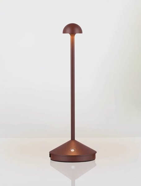 Venkovní stolní lampa Lumo hnědá