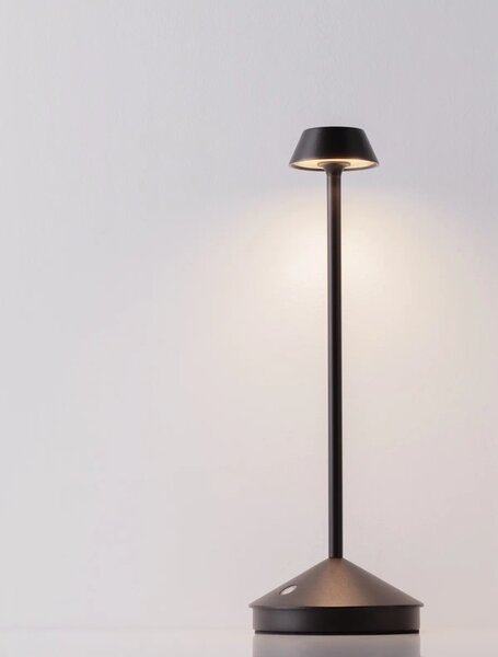 Venkovní stolní lampa Lumo černá
