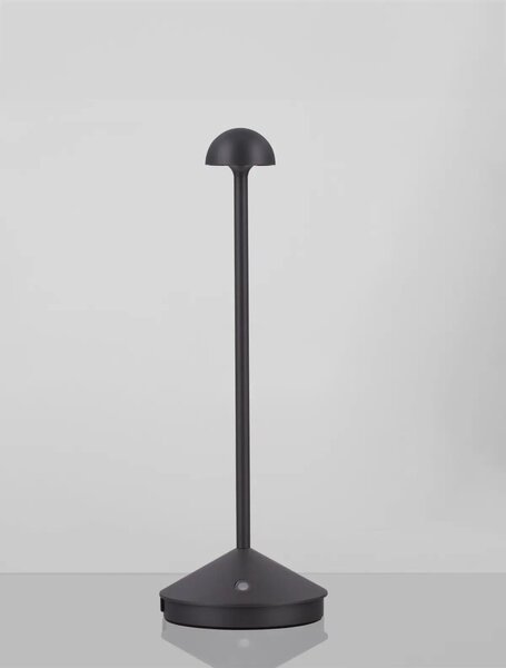 Venkovní stolní lampa Lumo tmavě šedá