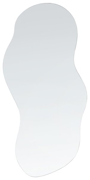 Zrcadlo AUXERRE 40 cm 80 cm Stříbrná