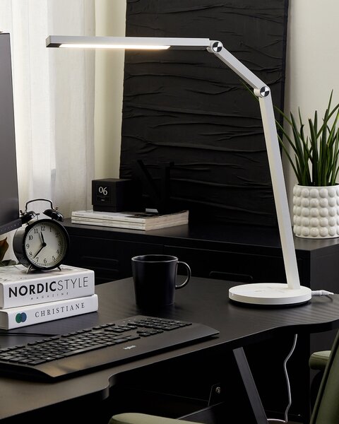 LED stolní lampa DORADO se stmívačem Kov Bílá