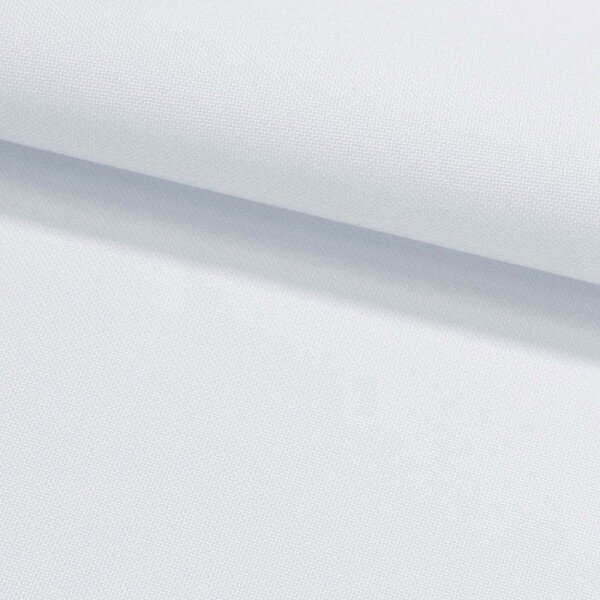 Jednobarevná látka Panama stretch MIG01 bílá Bílá Vzorek (10x10 cm +/-1 cm)