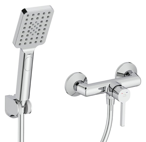Laveo Alita, sprchová baterie s ruční sprchovou soupravou, chromová, LAV-BVA_041D