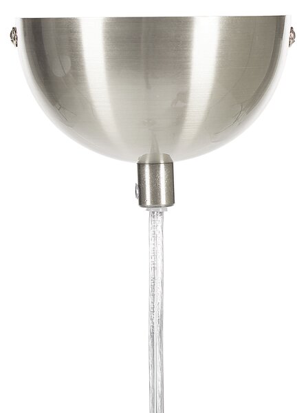 Závěsná lampa BOJANA Kov Stříbrná