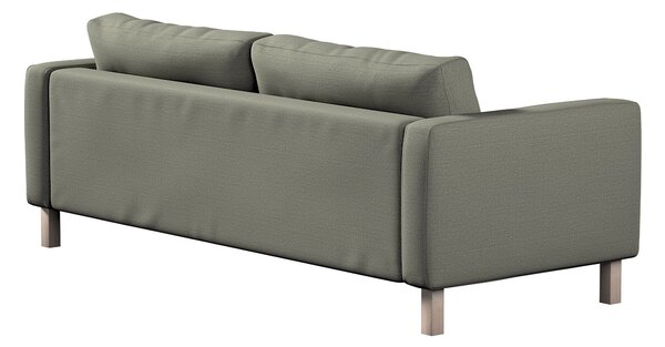 Potah na pohovku IKEA Karlstad 3-místná, nerozkládací, krátký barva šedá látka pletený vzor