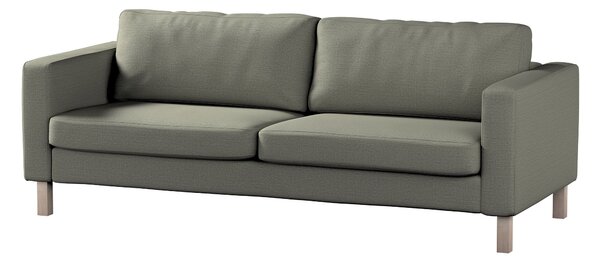 Potah na pohovku IKEA Karlstad 3-místná, nerozkládací, krátký barva šedá látka pletený vzor