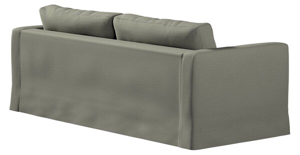 Potah na pohovku IKEA Karlstad 3-místná, nerozkládací, dlouhý barva šedá látka pletený vzor