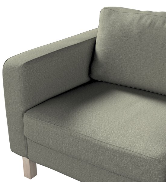 Potah na pohovku IKEA Karlstad 2-místná, nerozkládací, krátký barva šedá látka pletený vzor