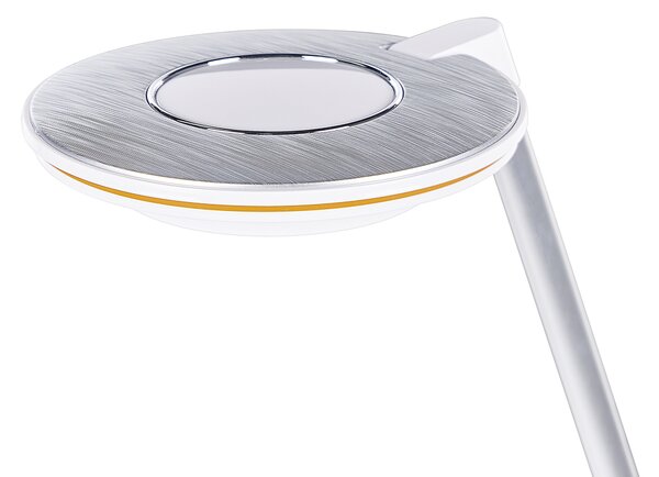 LED stolní lampa CORVUS se stmívačem Kov Bílá/Stříbrná