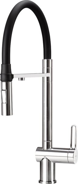 Deante Magnetic, dřezová baterie s připojením vodního filtru a elastickým výtokem, chromová, BRM_075M