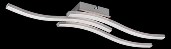 Trio R62473407 LED přisazené stropní svítidlo Route 3x5W | 1800lm | 4000K - matný nikl