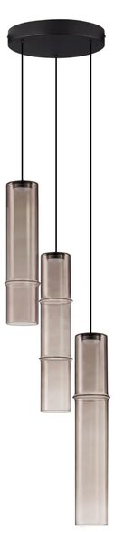 Designový lustr Sano 3 Smoky – Černá